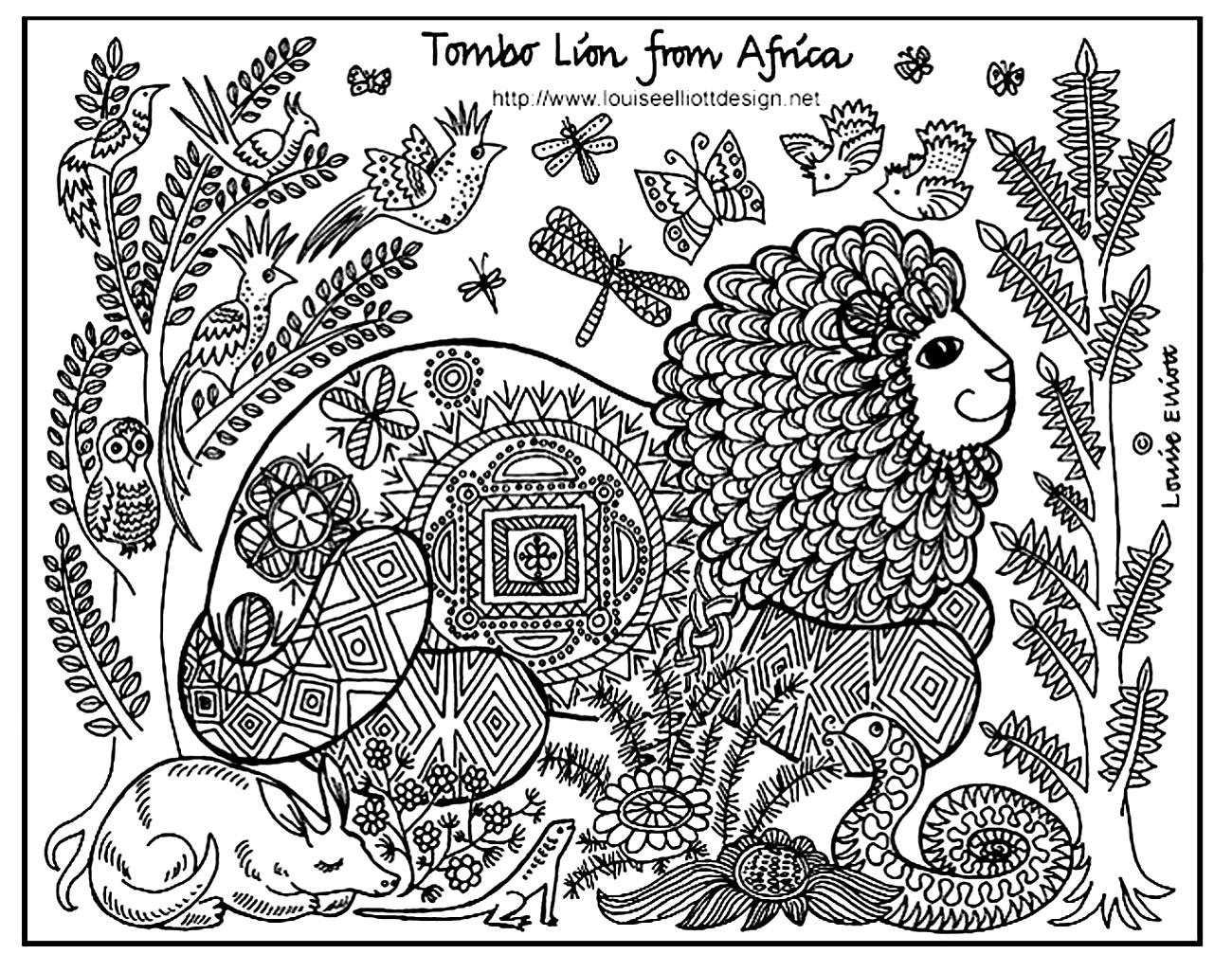 image=afrique coloriage afrique tomnbo lion 1