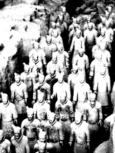 coloriage-adulte-statues-xian
