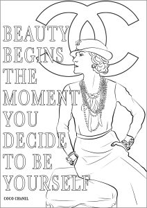 Coco Chanel et sa citation 