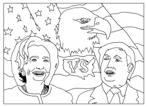 coloriage-us-presidential-elections-2016