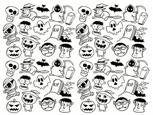 coloriage-doodle-halloween