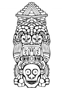 coloriage-adulte-totem-inspiration-inca-maya-azteque-3